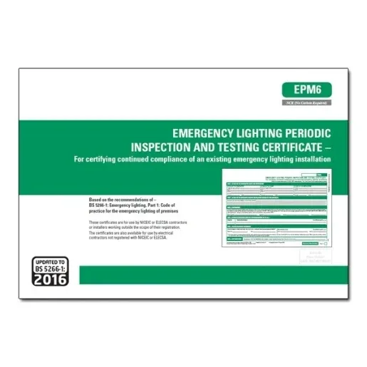 Compliance certification documentation